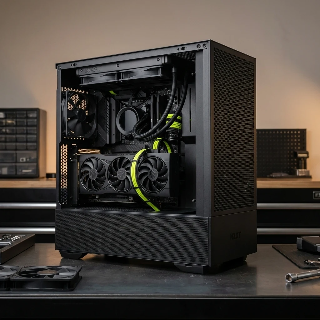 Starter 9060 XT — Custom Gaming-PC im NZXT H5 Flow von CodLab Gaming