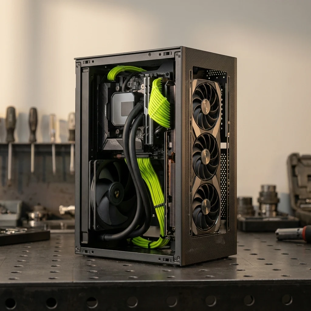 Werkstatt-Cube 5080 — Custom Gaming-PC im SSUPD Meshroom S V2 von CodLab Gaming